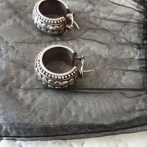 "Steven Dweck"  Sterling Earrings